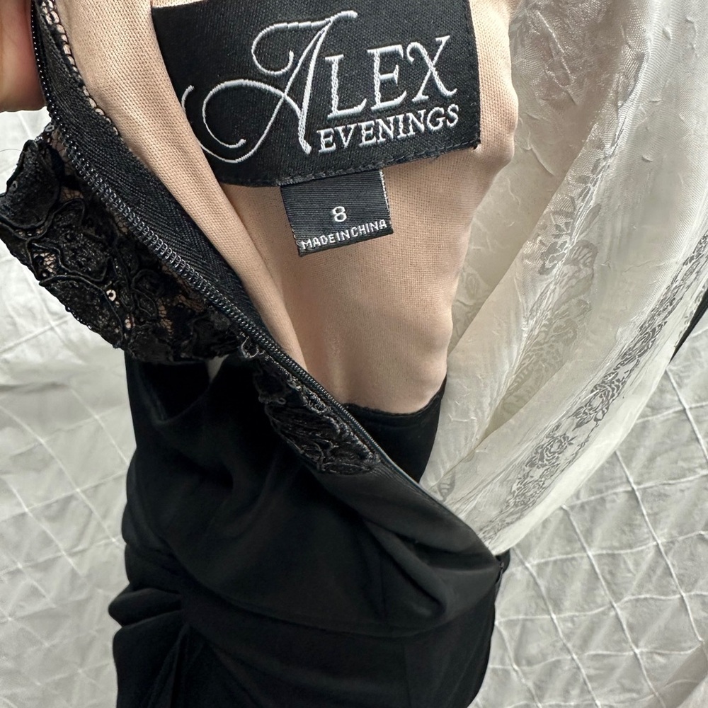 Alex Evenings Black Dress